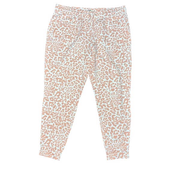 Chico's Zenergy Pink White Cheetah Animal Print Joggers - Picture 2 of 9